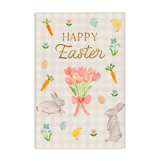 Stupell Industries Happy Easter Soft Spring Compilation Canvas Wall Art